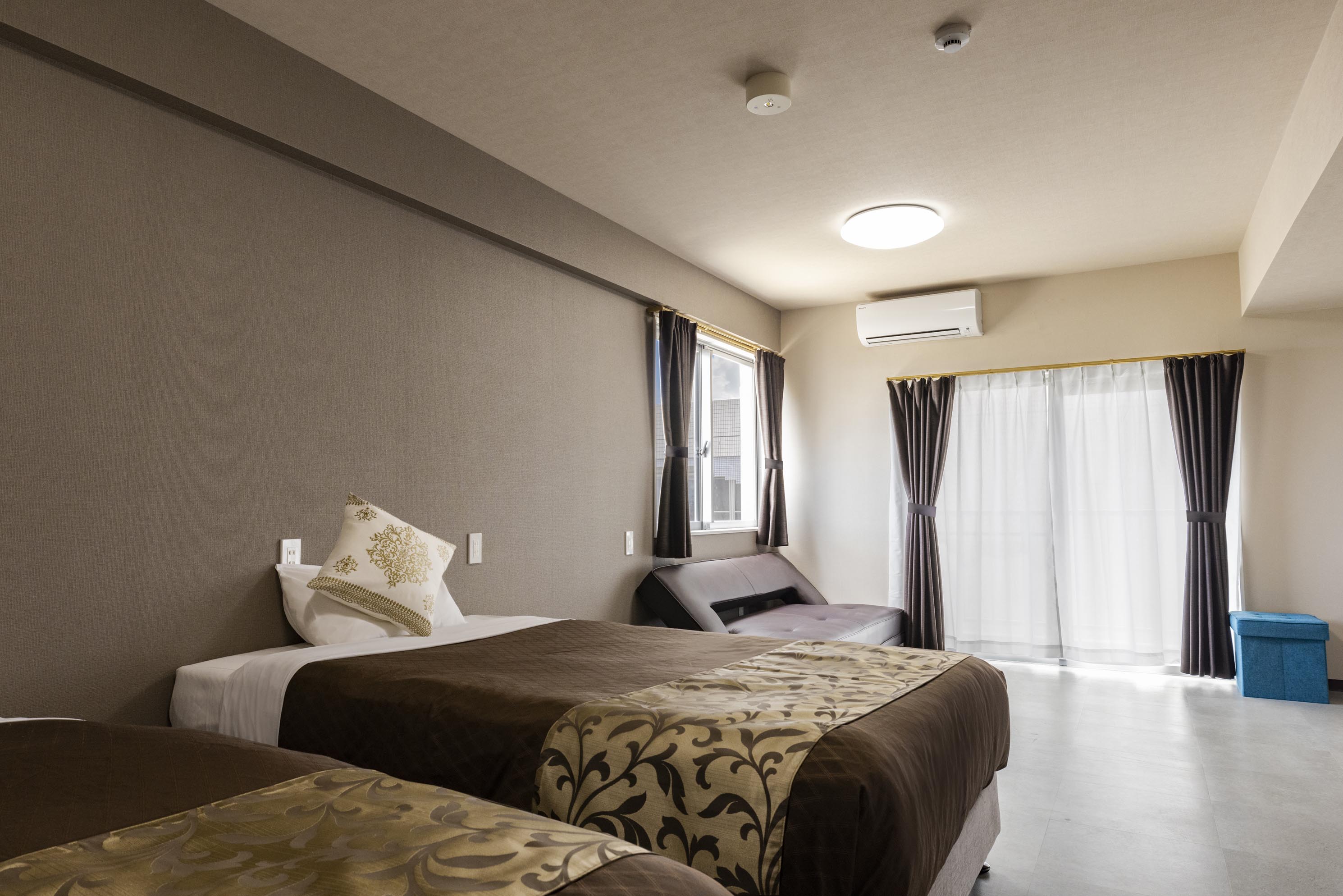 HOTEL KINJO 宮古島下里南 431 洗濯機付 デラックスツイン【52平米】 客室・別角度