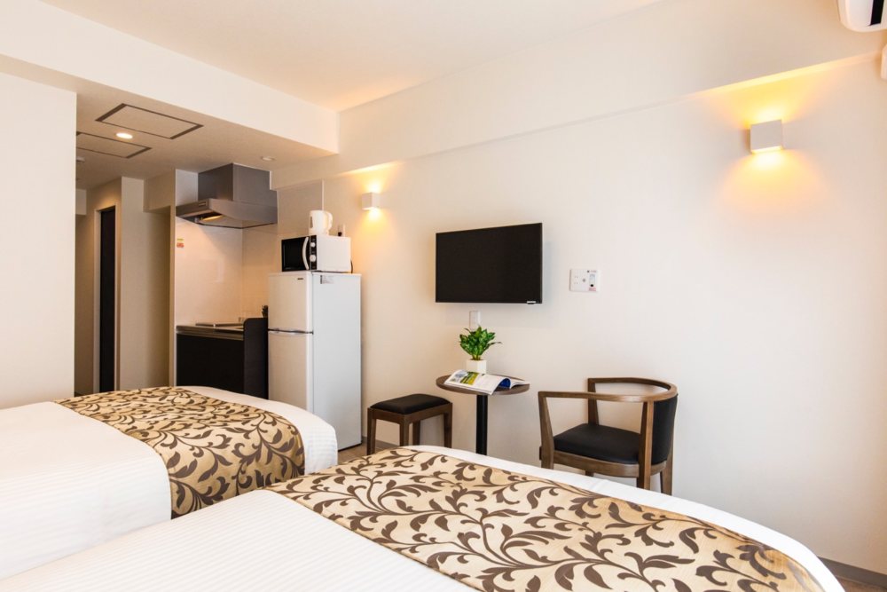 HOTEL KINJO Nica's美栄橋駅 8 Nicas1 ツインルーム【24平米】 客室 別アングル